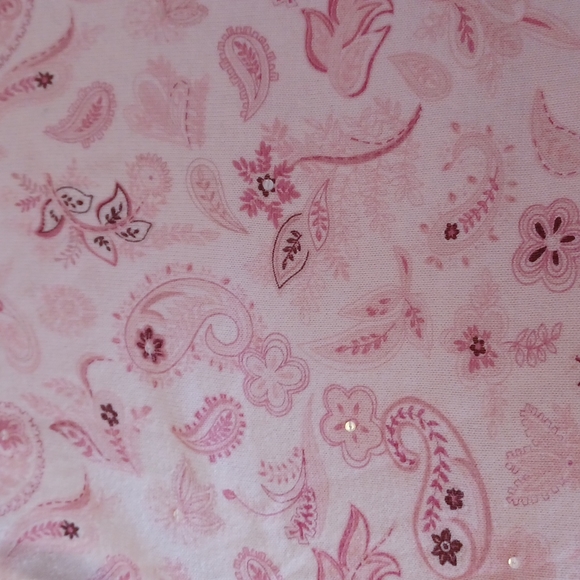 CHRISTOPHER & BANKS 2 PIECE  PAISLEY PRINT TOP SIZE LARGE - Picture 3 of 5